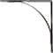 Ekena Millwork Morris Steel Bracket, Hammered Gray 3"W x 18"D x 18"H BKTM03X18X18MOHGY - alternate 9
